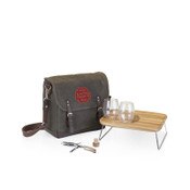 USC Trojans SC Interlock Travel Wine Tote and Table Set